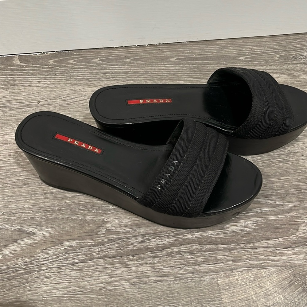 PRADA  Vintage| size 9,5|black
